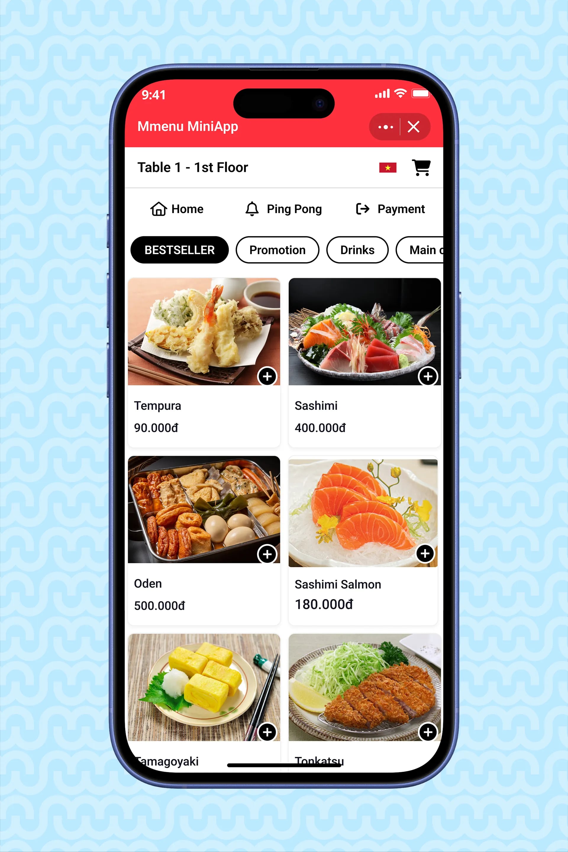 Mmenu Zalo Mini App
